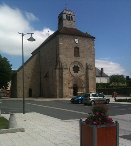 L'église de Gouzon